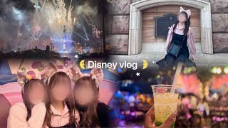 【DisneyVlog】ディズニーシーで朝から夜まで楽しんだ日🚢🐭/リーナベルコーデ🦊 ୨୧/ファンタジースプリングス🧚🏻‍♀️❄️