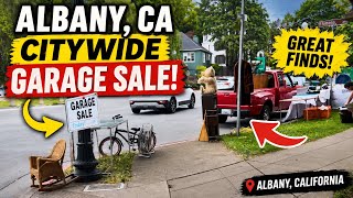 I Pulled Up To The Albany California City Wide Garage Sale Event! 