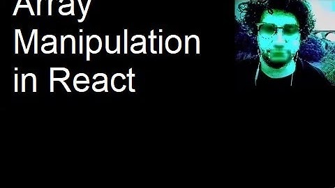 Array Manipulation in React