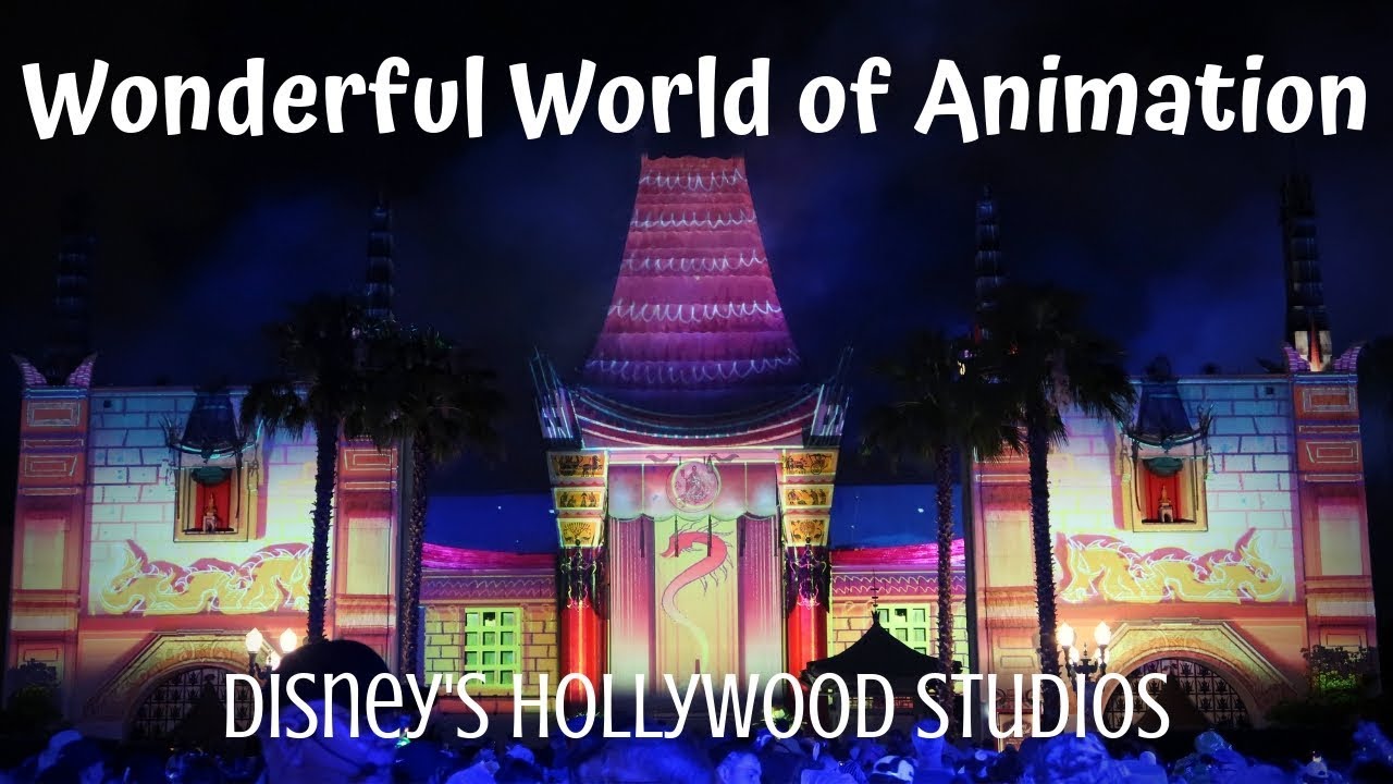NEW! Wonderful World of Animation | Hollywood Studios - YouTube
