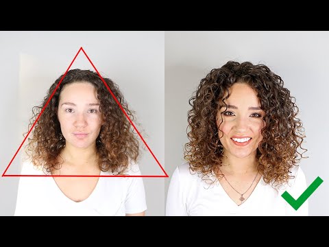 Como dar volume, evitar raízes chatas e conseguir um formato triangular com cabelo cacheado