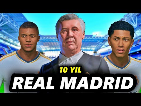 Kylian Mbappe Transferiyle Real Madrid 10 Yıl Rebuild // FC 24 Kariyer Modu