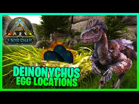 Where to find Deinonychus on Fjordur in Ark Survival Evolved 