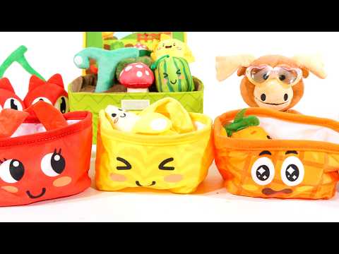 Best Toy Learning For Babies - Food Basket Sorting, Easy Words!