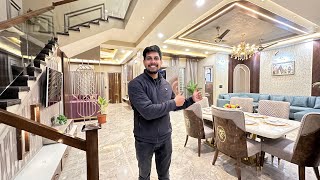 Inside Tour of 32×60 Luxury Kothi with jacuzzi & bar counter | 213 Gaj Latest House design