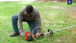How-To Series: String Trimmer Startup by Husqvarna USA 194 views 2 days ago 1 minute, 6 seconds