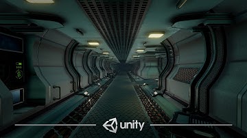 Space Ship modular environment - [Unity]