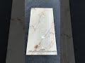60x120white marble with brown veins glossy tile #60x120 #qualityflooring #marblefloor