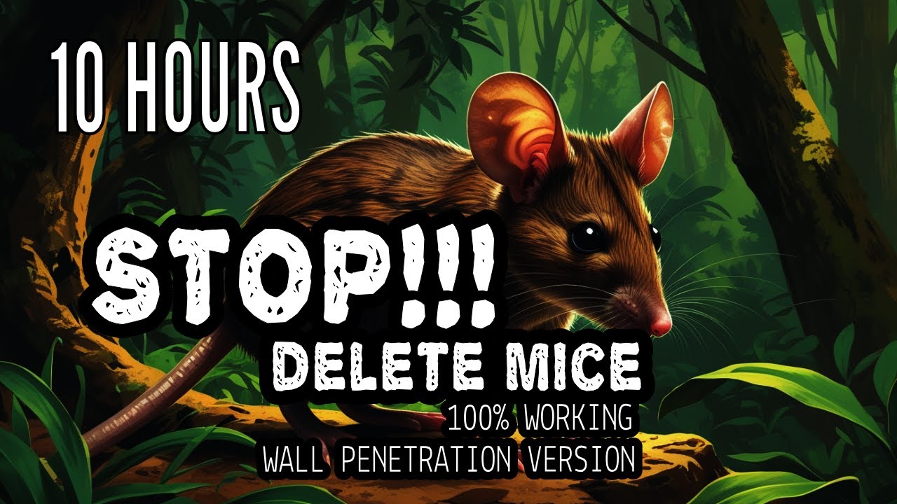 10 Hour Ultrasonic Anti Mouse Sound 🐭 Silence You Can't Hear! Peaceful Sleep