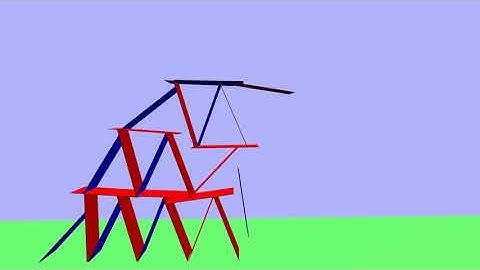 Falling House of Cards 1 | Blender Animation