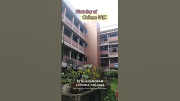Day1: seth Anandram Jaipuria college, kolkata 🎓#sajc #collagelife #short #college #minivlog