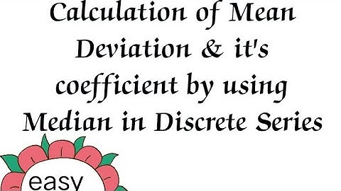 How 🤔 to Calculate Mean Deviation & it