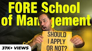 FORE Delhi | Should I Apply Or Not ? Batch Profile | Placements | MBA Program | Companies On Campus