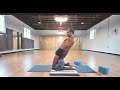 Back bending practice ustrasana  laghu vajrasana