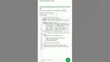 Nptel programming in Java week 12 programming assignment 1 solution#nptelsolution#aboutcomputercode