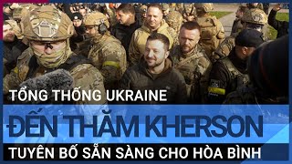 Tổng thống Ukraine đến mừng chiến thắng Kherson: Pháo phản lực của Mỹ tạo ra khác biệt | VTC Tin mới