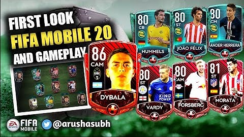 FIFA MOBILE 20, FIRST LOOK & GAMEPLAY, #fifamobile20, #fifamobile19