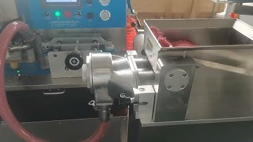Testing video for P188 panda cookies encrusting machine before the shipment