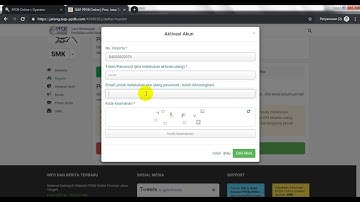Aktivasi Akun PPDB Online