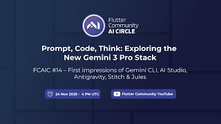FCAIC #14 – First impressions of Gemini CLI, AI Studio, Antigravity, Stitch & Jules Wealth