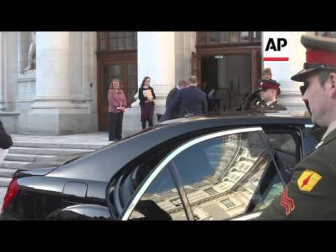 Italian Prime Minister Enrico Letta meets Irish Taoiseach Enda Kenny