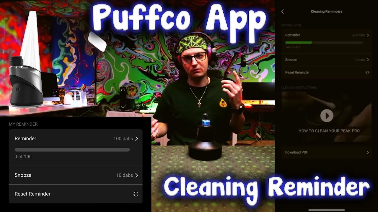 Puffco App Cleaning Reminder! Maintenance is Key
