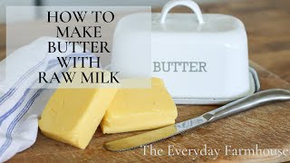 Raw Milk Butter by The Everyday Farmhouse 1,361 views 1 year ago 8 minutes, 39 seconds