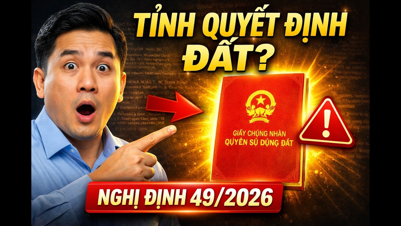 Quy định mới 2026: UBND tỉnh quyết định những việc gì về đất đai?