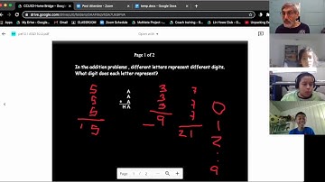 Lesson Introducing Cryptarithmetic