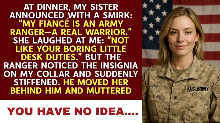 “She Mocked My ‘Desk Job’—Until Her Ranger Fiancé Recognized My Insignia…”