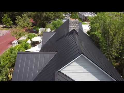 Black Metal Siding