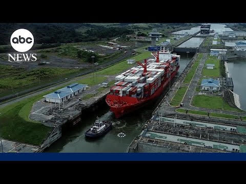 Severe drought affecting Panama Canal | ABCNL