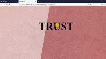 Text Split On Hover Effect | Pure CSS Tutorial