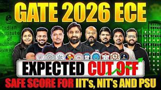 GATE 2026 ECE Expected Cutoff | Safe Score for IIT, NIT & PSU