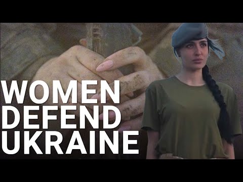 Ukrainian women train