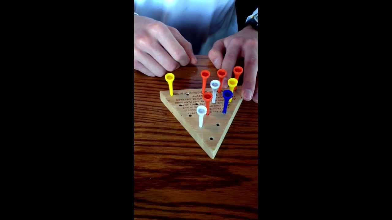 Pegs game solution
