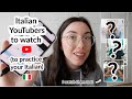 12 Italian Youtubers I suggest you watch (various topics) [subs]