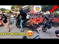 Crazy reactions on ktm bikes at iit roorkee  public crazy reactions at ktm stunt show