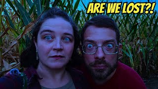 We Got Lost in a Corn Maze... At Night!