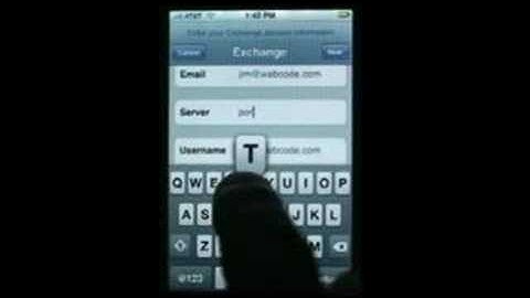 iPhone 2.0, Exchange Server 2007