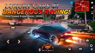 🔥 Luxury Cars की Dangerous Racing! Real Speed Experience Game | High Speed Car Racing Game 2026 screenshot 1