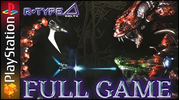 R Type: Delta (1998) - All Ships - Walkthrough - Hard - Full Game -  No Commentary