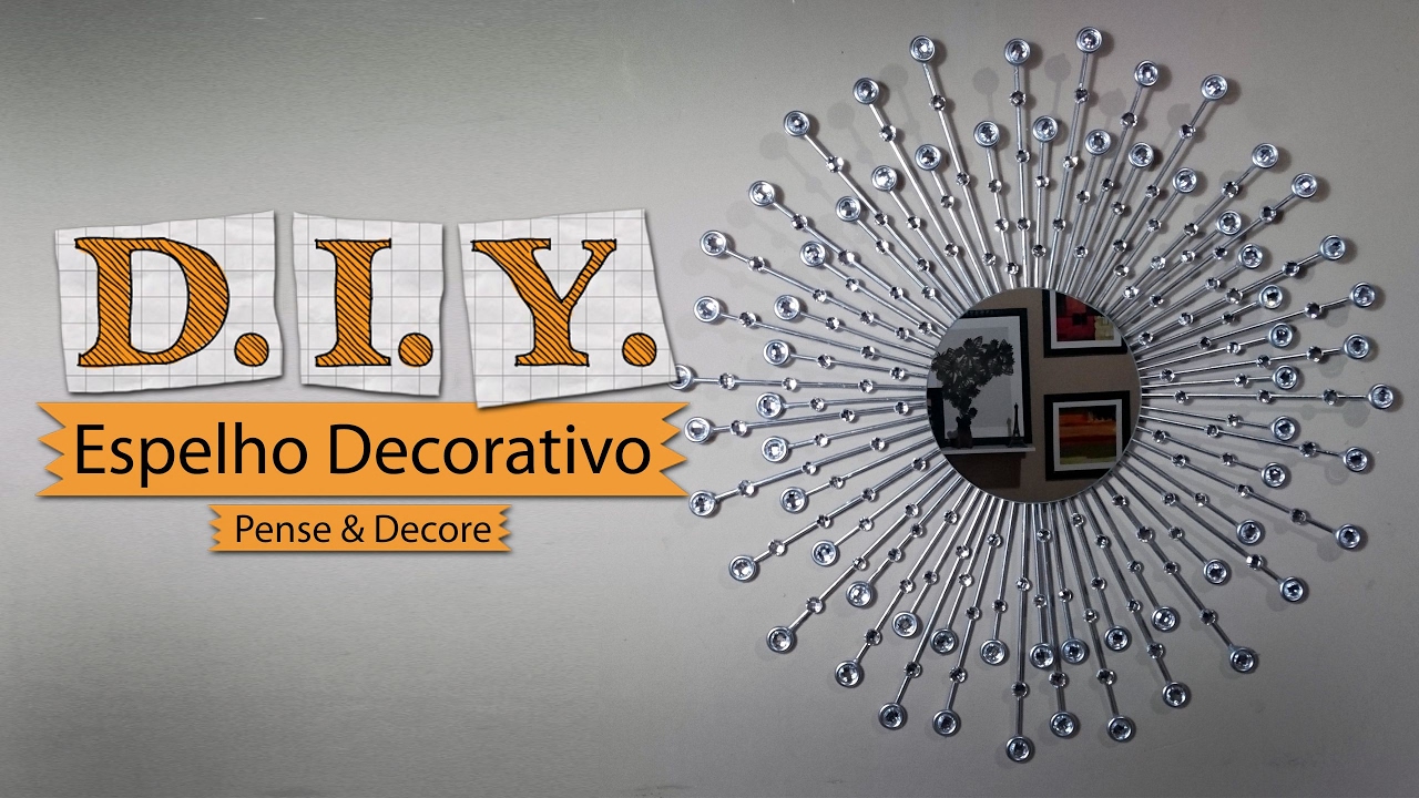 DIY - Espelho Decorativo #3 SUNBURST MIRROR