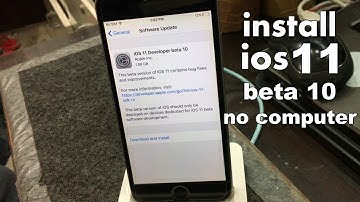How To Install iOS 11 Beta 10 FREE No Computer - iPhone, iPad & iPod Touch
