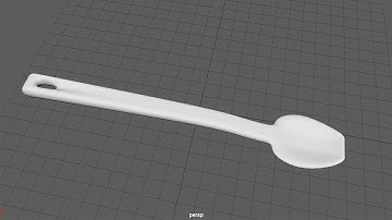 Spoon modeling in maya