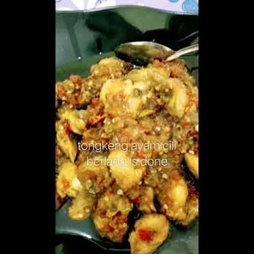 Tongkeng ayam berlado