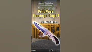 Daily CS2 Case Openings Until We Get A Gold Or Make A Giveaway - Day 89