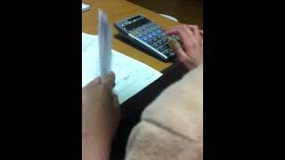 電卓タッピング