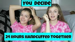 Instagram Followers Control Our Life ~ 24 Hours Handcuffed Together ~ Jacy and Kacy