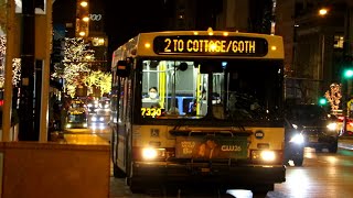 Chicago Transit Authority 2006 New Flyer D40LF 1267 On The 2 @ Michigan & Hubbard Streets